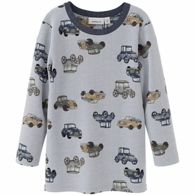 Mountain Escape Name It Gray Dawn Wang Wool Needle Blouse Noos