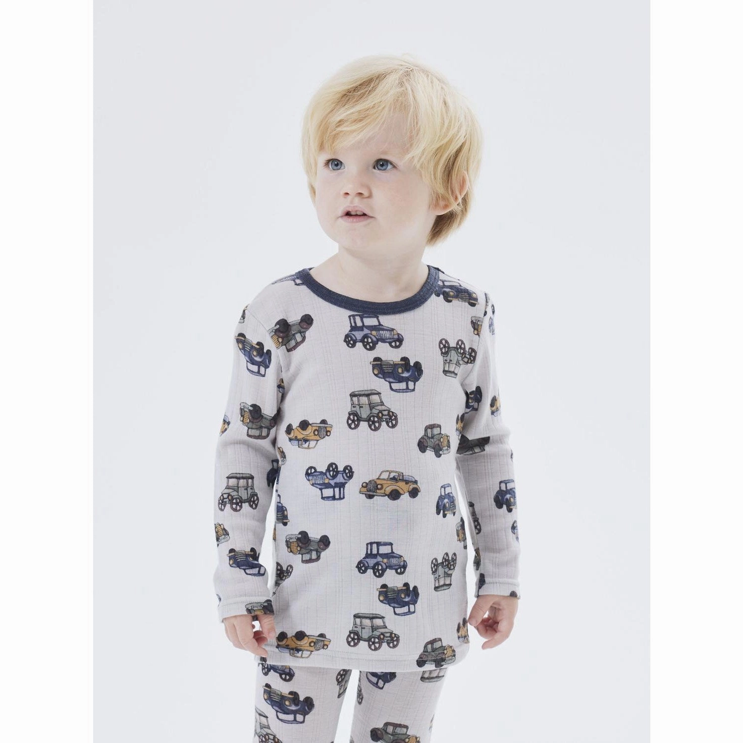 Name It Gray Dawn Wang Wool Needle Blouse Noos Layering Essential