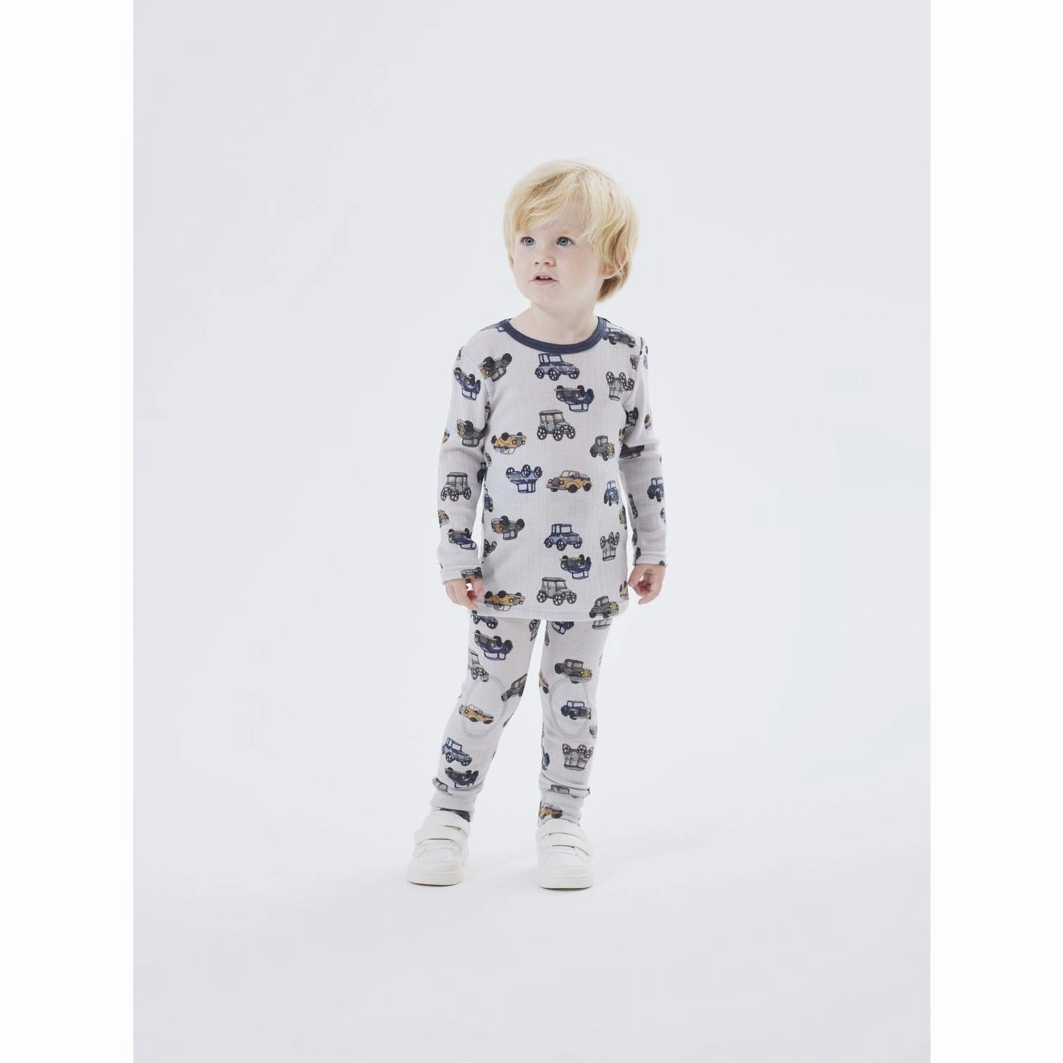 Youth fashion Refined Aesthetic Name It Gray Dawn Wang Wool Needle Blouse Noos