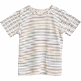 Serendipity Rainbow Stripe Jersey T-shirt contrast