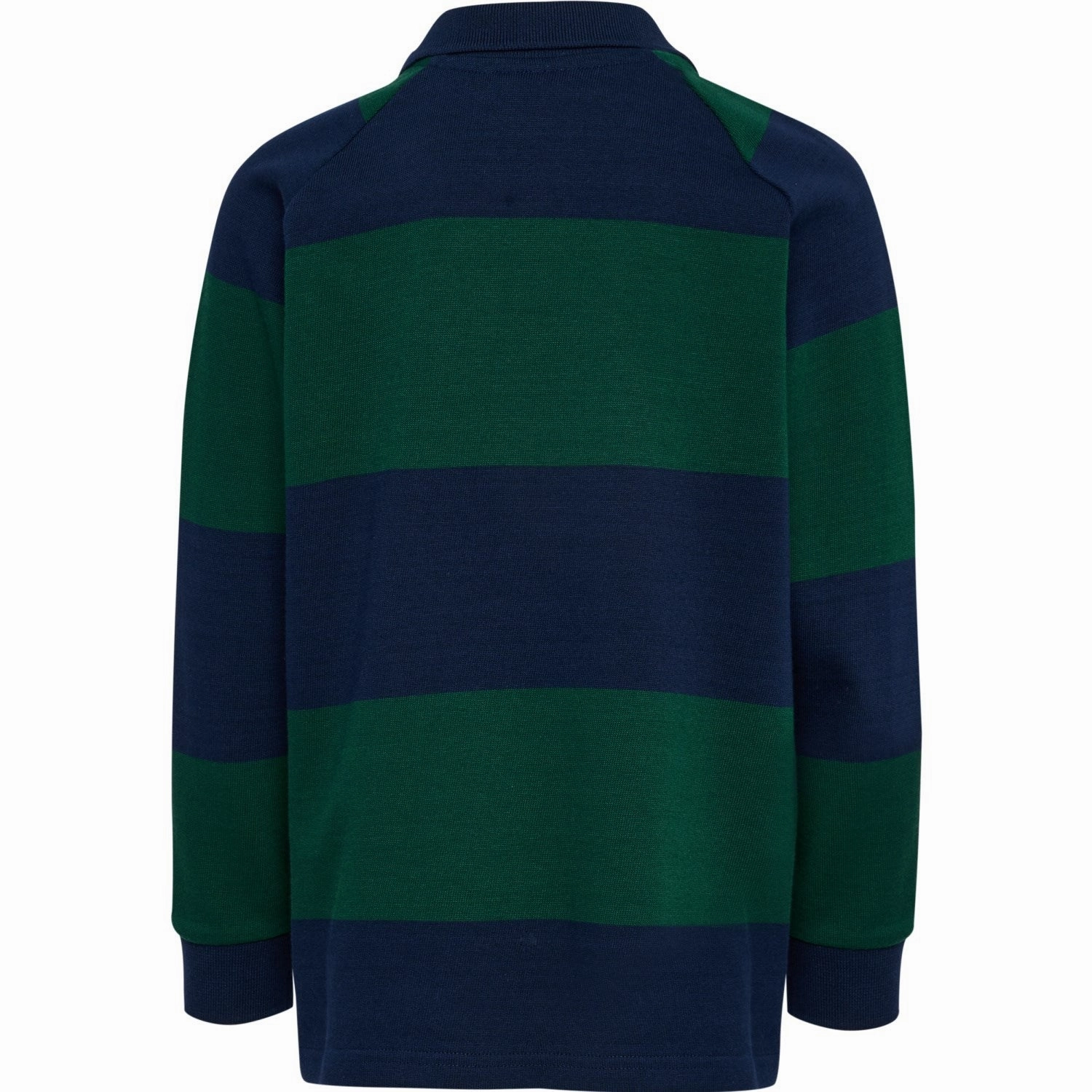 Hummel Dress Blues Jr Loose Striped Polo L/S NoChafe Collar Lining