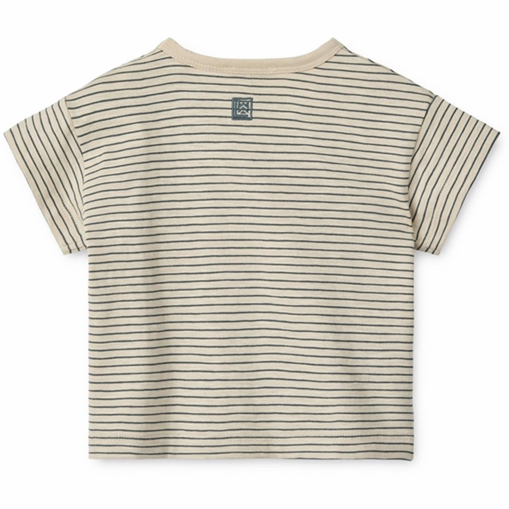 Liewood Y/D Stripes Whale Blue/Sandy Dodoma Baby Stripe T-shirt Soft Comfort Wear Smooth Look