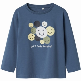 Breathable Layer Name It China Blue Shine Regular Blouse