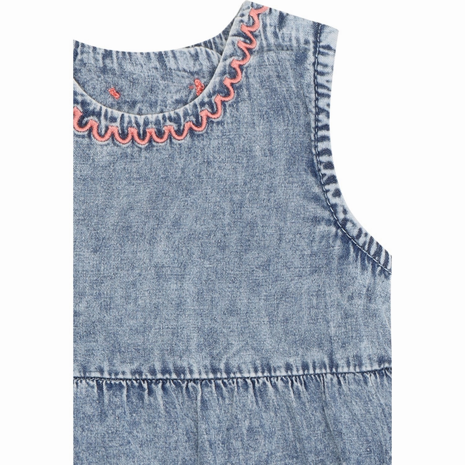 Light and Comfortable Subtle Touch Hust & Claire Washed Denim Katinka Dress