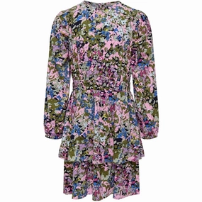 kids only Abbey Stone Camo Flower Nina Layered Dress Smooth Mood