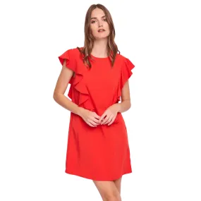Refined Mood Gaud?? abito da donna con volant 511BD15005 2719 rosso