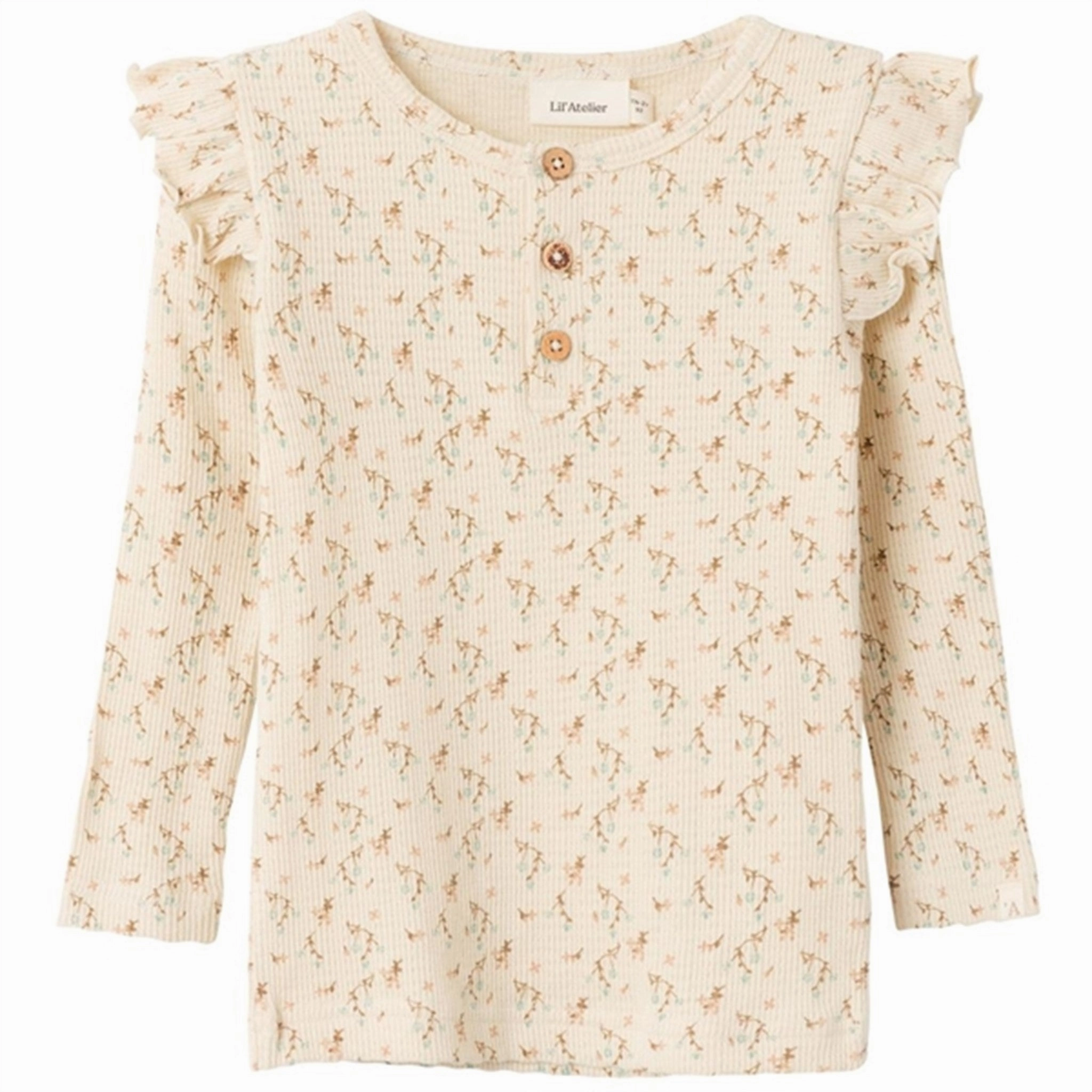 Lil'Atelier Fog Thida Slim Blouse Anti Pilling Treatment Polished Finish