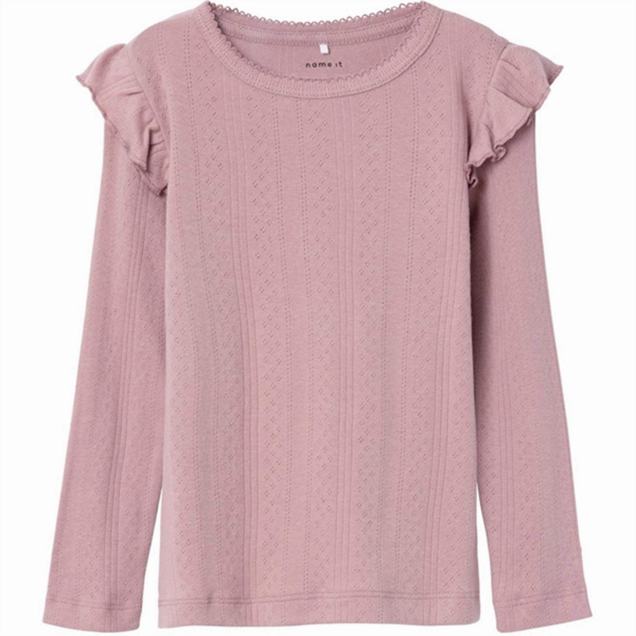 Versatile Layering Piece Layering Piece Name it Woodrose Ninna Slim Blouse