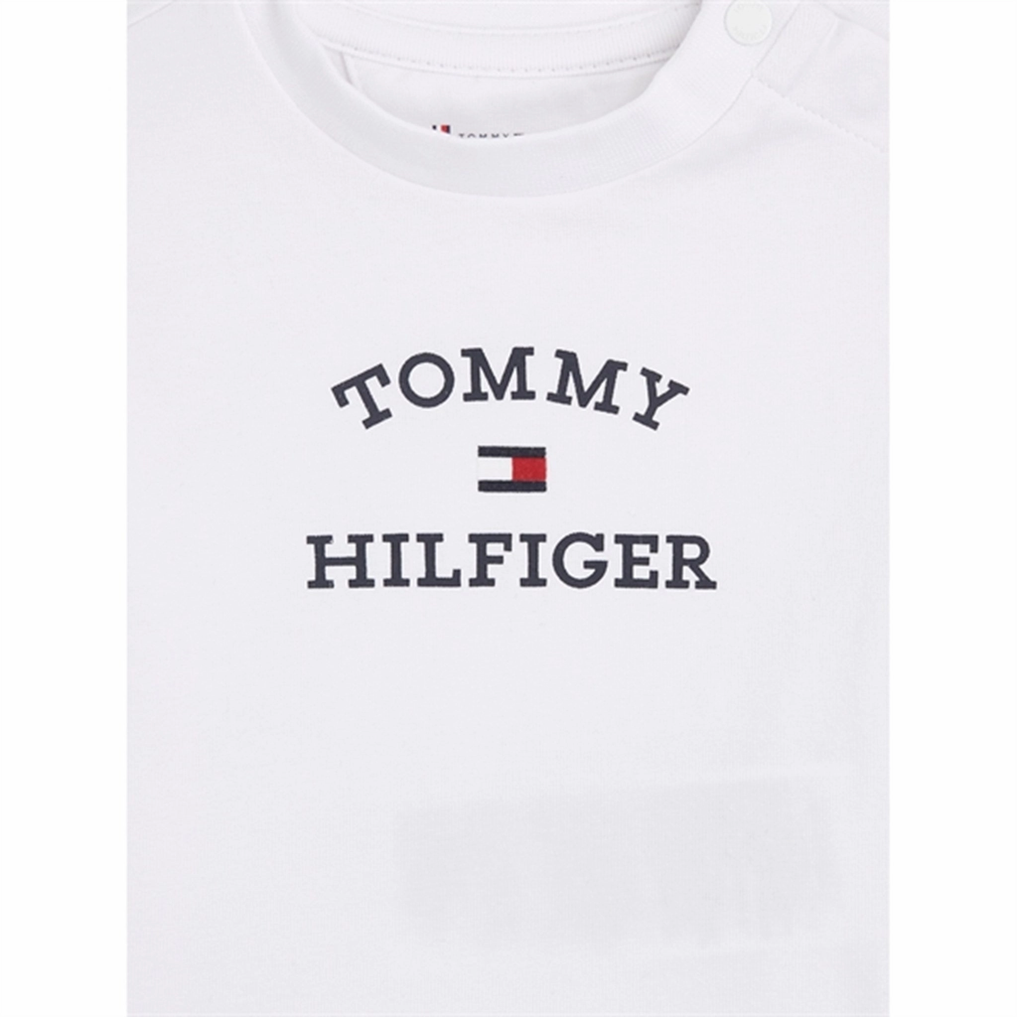 Everyday Look Snug fit Tommy Hilfiger Baby Th Logo Shorts Set White