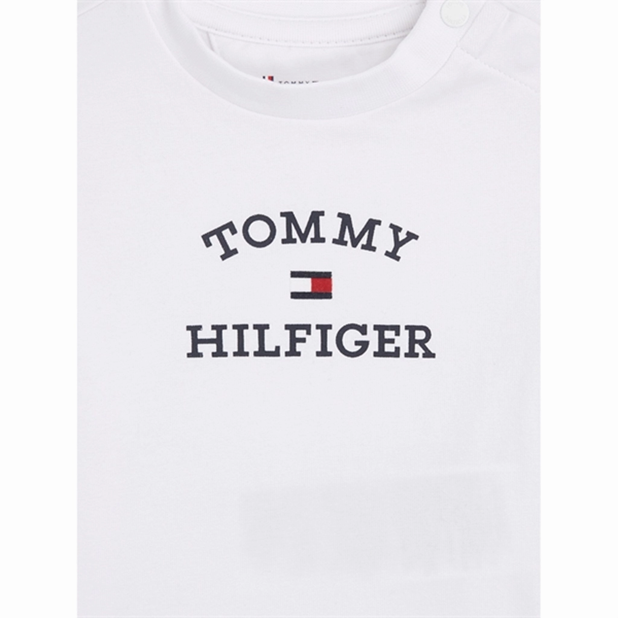 Office Attire Tommy Hilfiger Baby Th Logo Shorts Set White