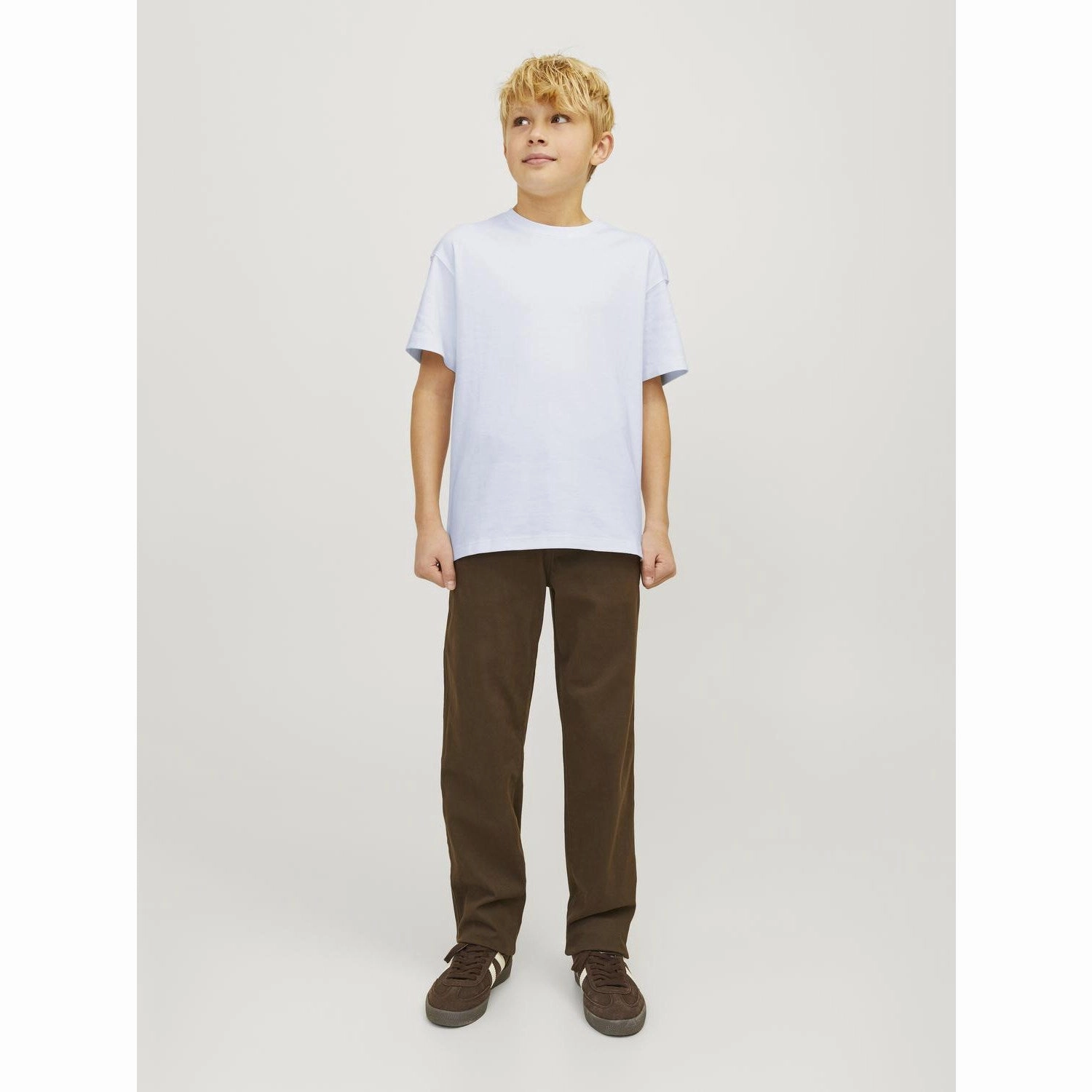 Jack & Jones Junior White Eurban Edge T-Shirt Noos Indoor Comfort QuickDryTechnology