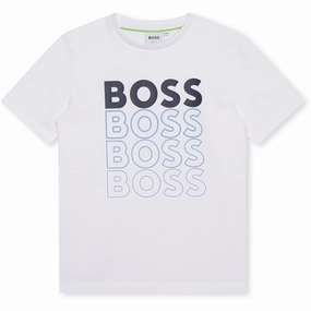Timeless Comfort V neck elegance Hugo Boss T-shirt White