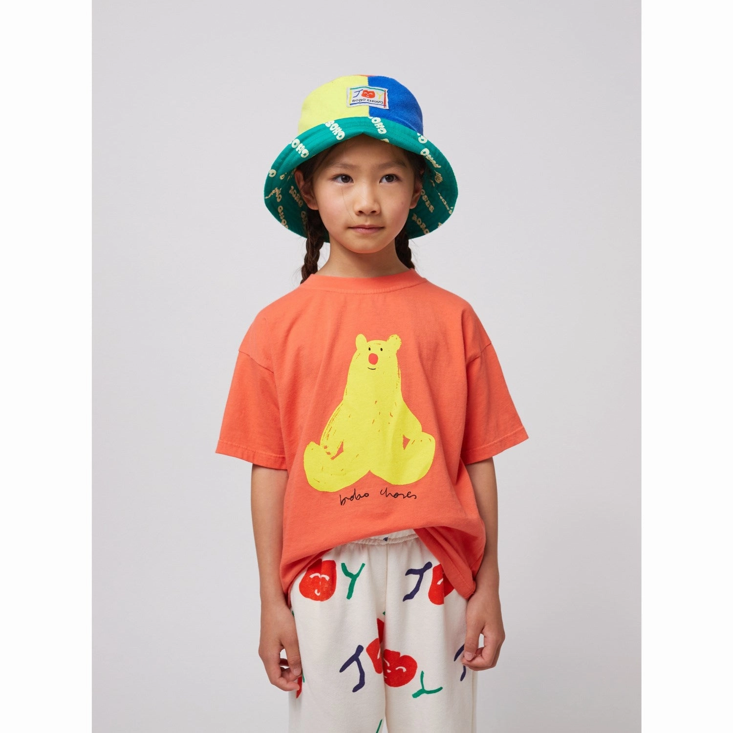 Bobo Choses Red Hug Me Bear T-Shirt Casual Vibe Wear