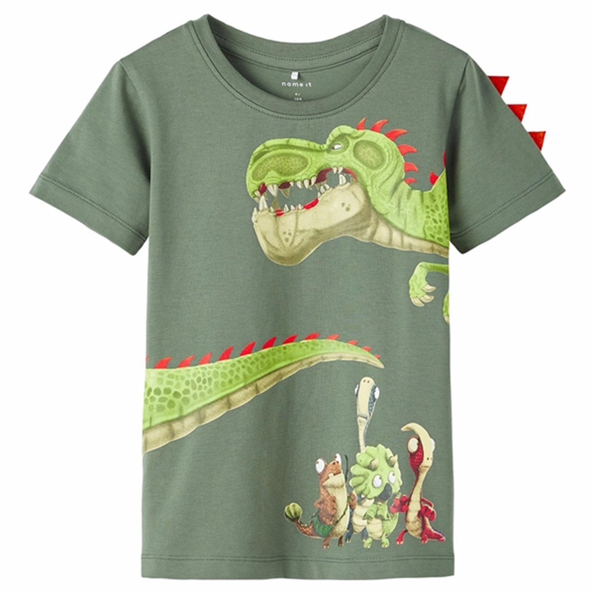 Name it Laurel Wreath Maceo Gigantosaurus T-Shirt Recycled Polyester Thread