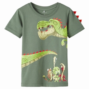 Name it Laurel Wreath Maceo Gigantosaurus T-Shirt Recycled Polyester Thread