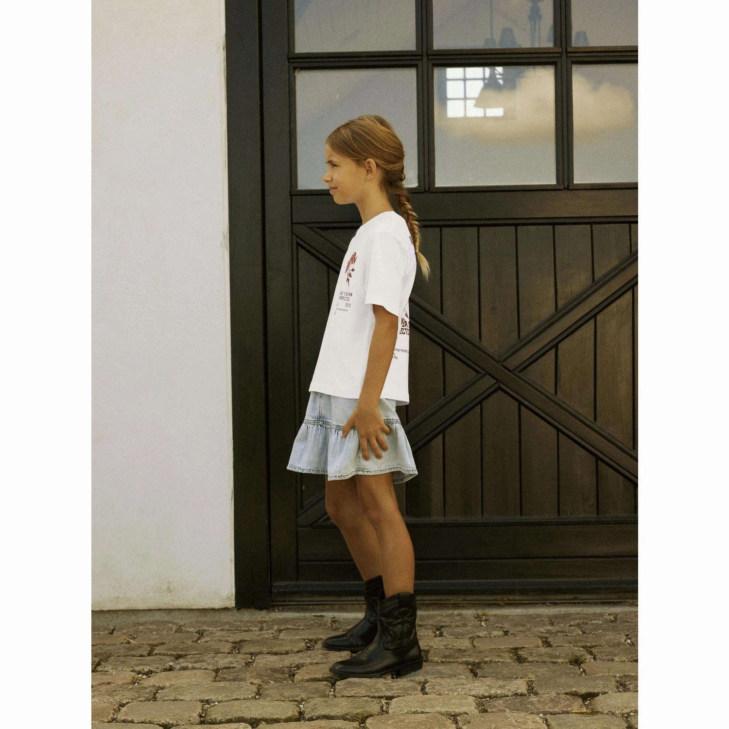 Name It Bright White Wild Heart Hominu Regular T-Shirt Cozy Wardrobe