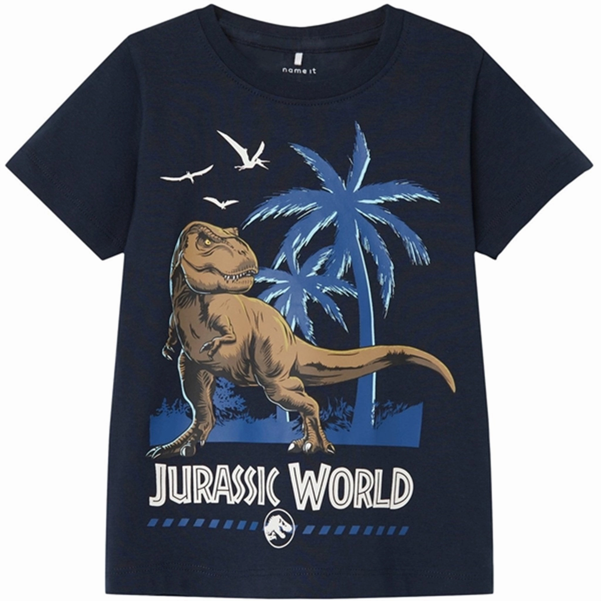 Name it Dark Sapphire Marino Jurassic T-Shirt Animal Print