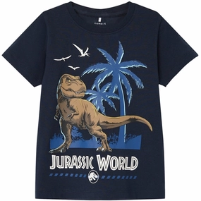 Name it Dark Sapphire Marino Jurassic T-Shirt Animal Print