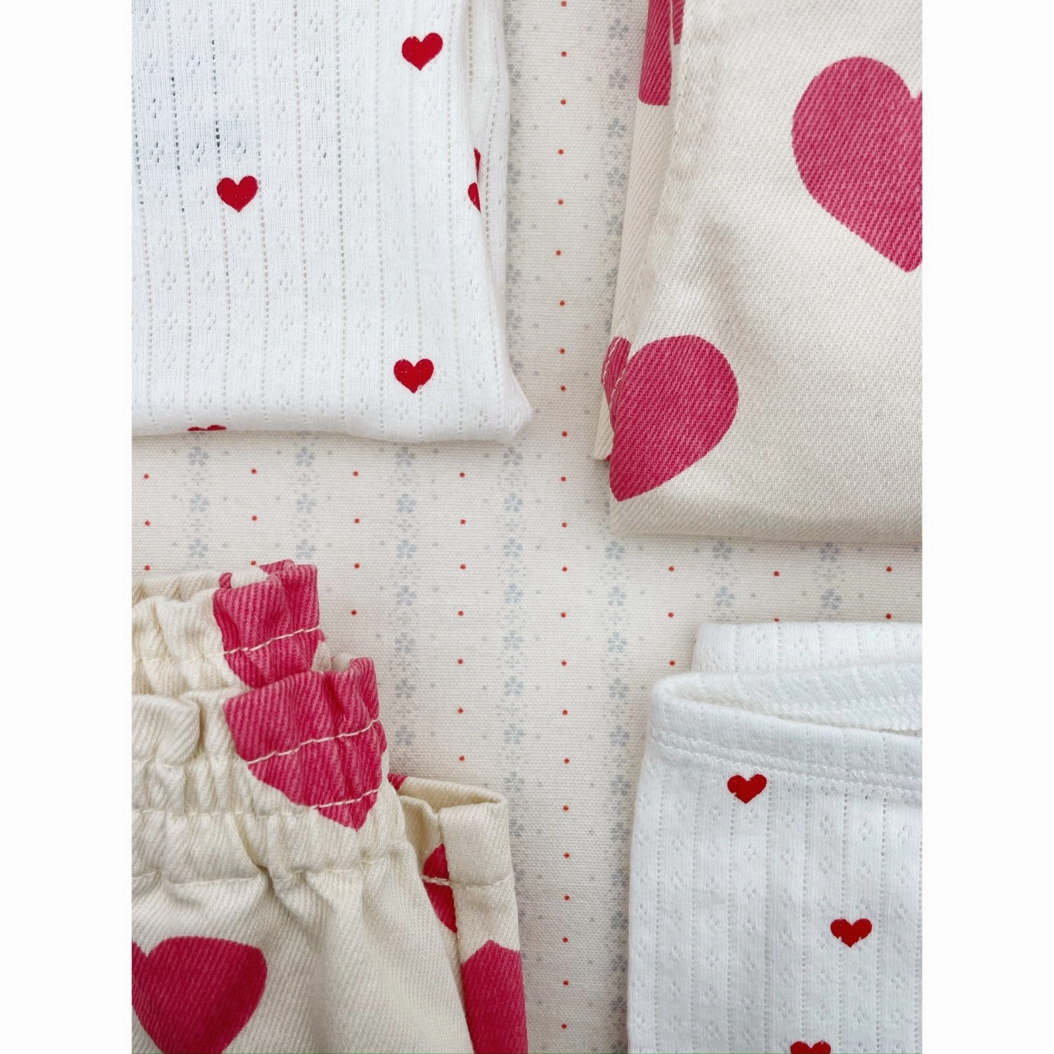 Konges Sl?jd Amour Rouge Minnie Blouse GOTS handmade touch