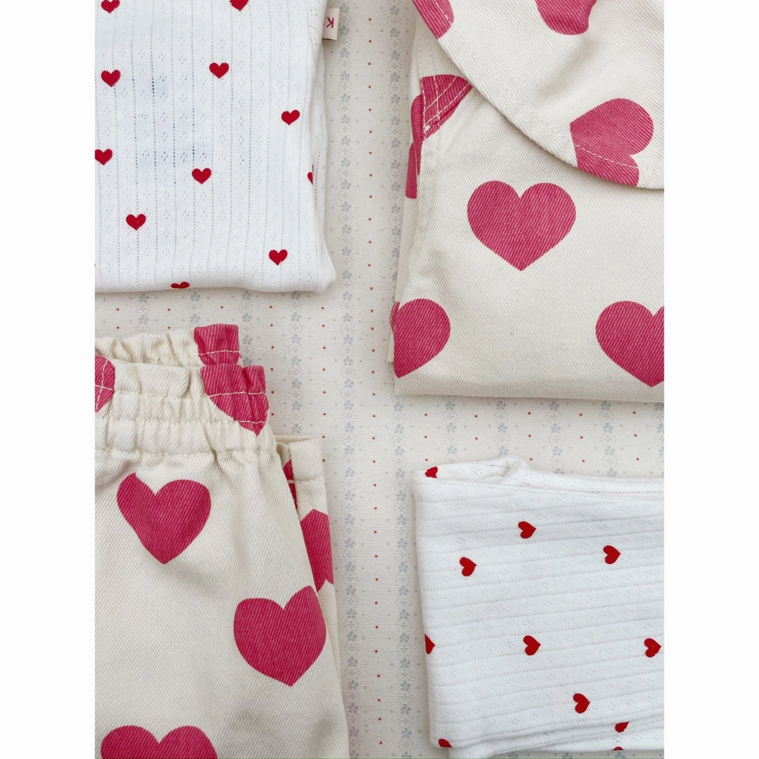 Thermoregulating Layer Day-To-Night Wear Konges Sl?jd Amour Rouge Minnie Blouse GOTS