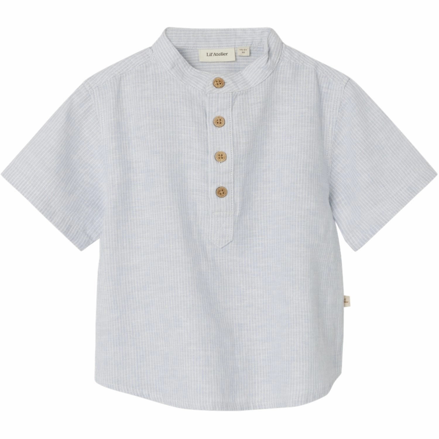 Button front Pure Cotton Lil'Atelier Ancient Water Jesper Loose Shirt