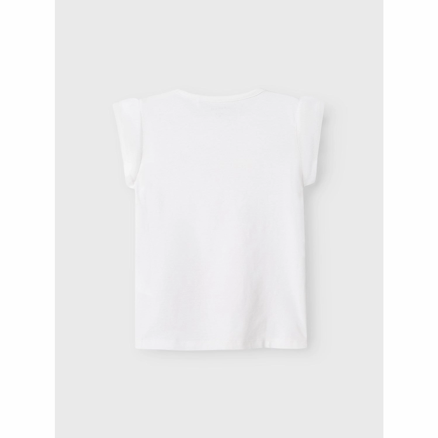 Name It Bright White Asbiri Stitch T-Shirt Quick Wear Sleek And Stylish