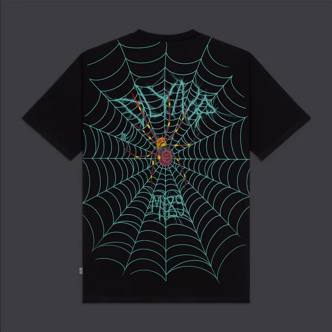 Comfortable All Day Wear Casual Appeal Dolly Noire T-shirt manica corta da uomo Joro Spider ts446-ta-01 nero