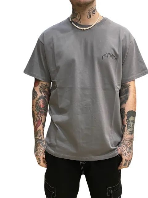 Outdoor Trend Look Propaganda maglietta manica corta da uomo Triangle Gorilla PRTS713-40 grigio