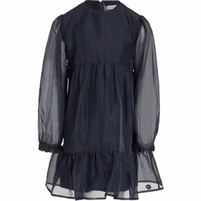 Tommy Hilfiger Festive Organza Dress Desert Sky Fashion Layers