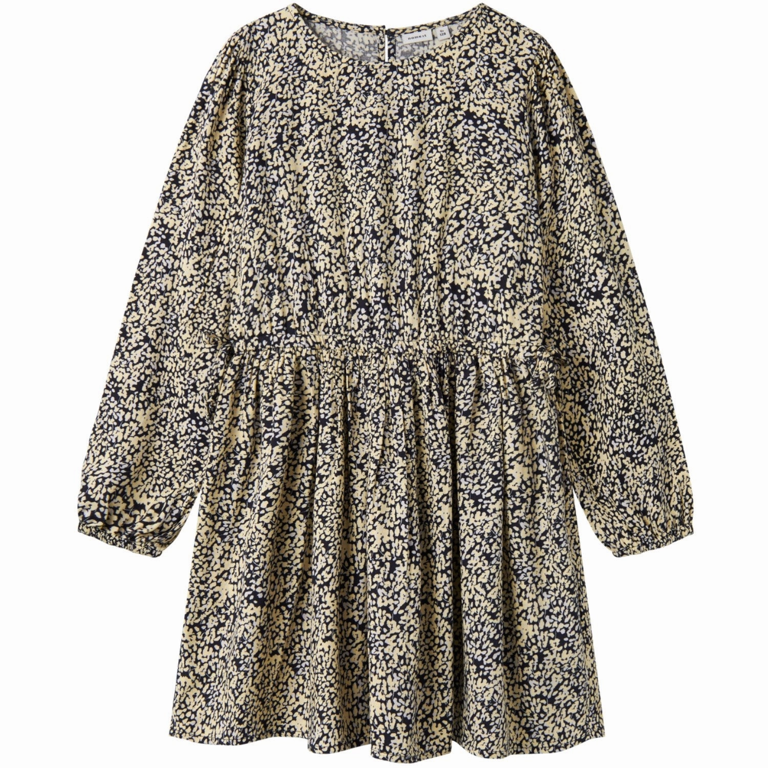 Playful Cut Petal Zone Name It Pastel Yellow Tirulle Bow Dress