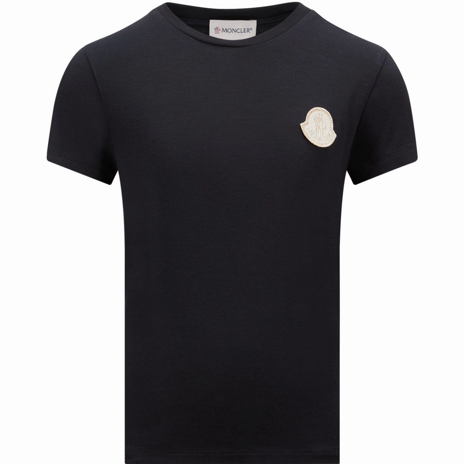 Moncler Navy T-Shirt Bold colors Abrasion resistant
