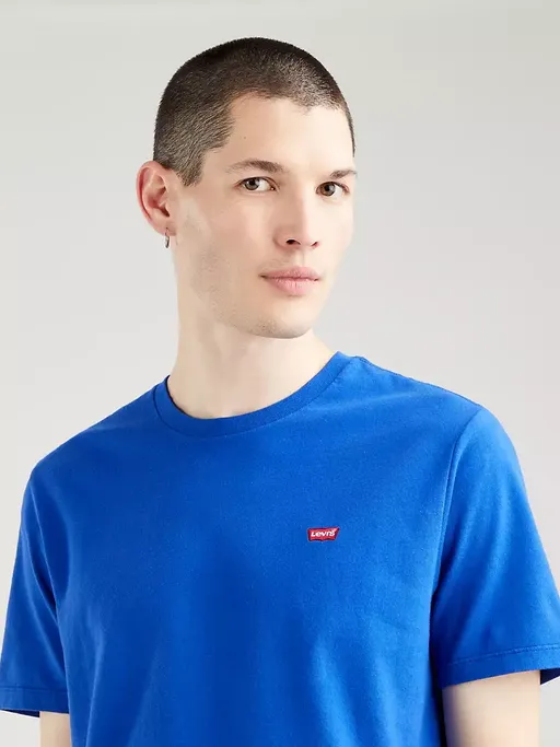 Levi's T-shirt manica corta da uomo Housemark Original 566050124 blu RecycledBlend Layering Options