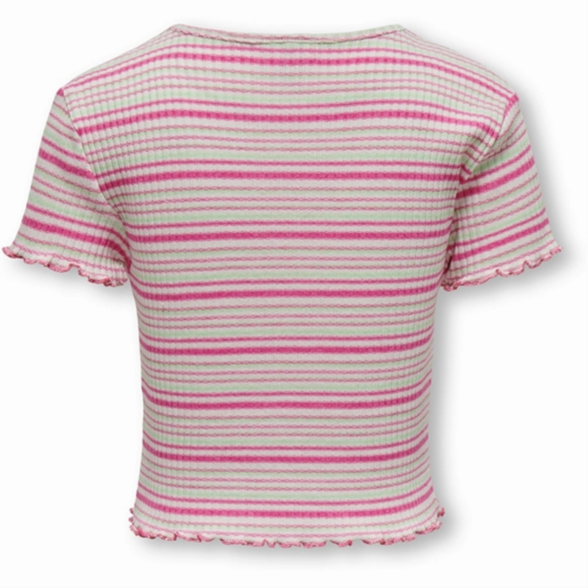 Urban Fashion Look Sporty Layer Look Kids ONLY Strawberry Moon / Cloud Dancer Brenda Top