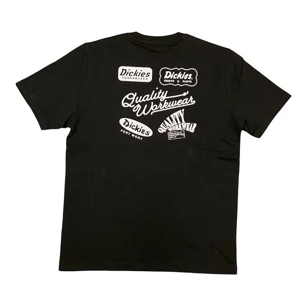 Classic Fit Dickies maglietta manica corta da uomo SS Fircrest DK0A4XO2BLK nero