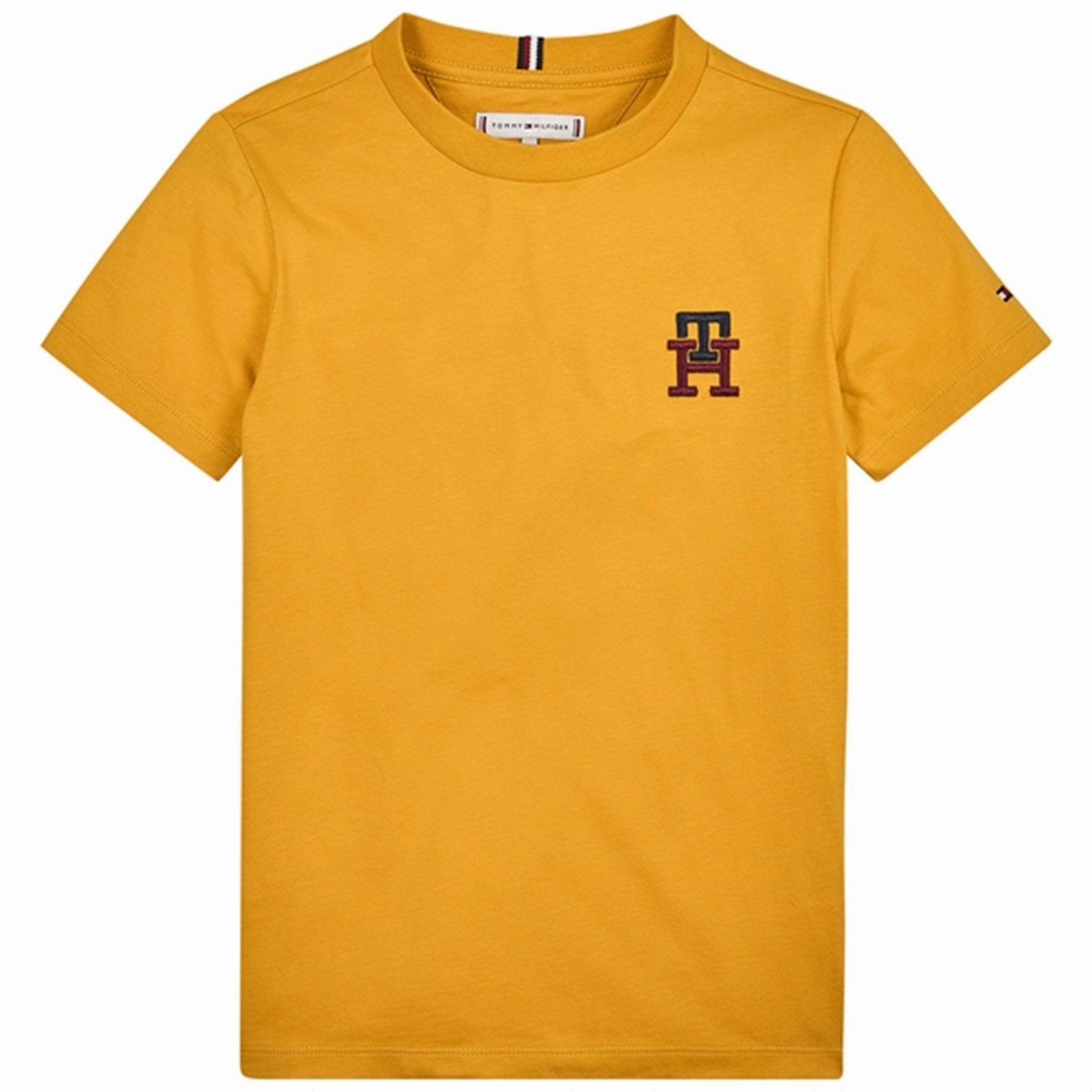 Tommy Hilfiger Monogram T-Shirt Countryside Yellow Bold Design Street Casual