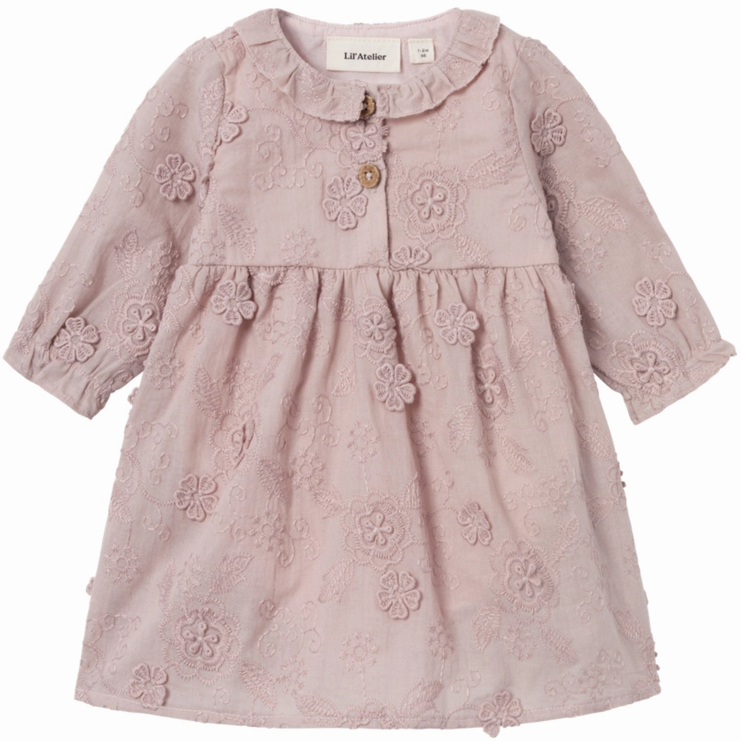 Lil'Atelier Shadow Gray Odana Loose Body Dress Fashionable Layer