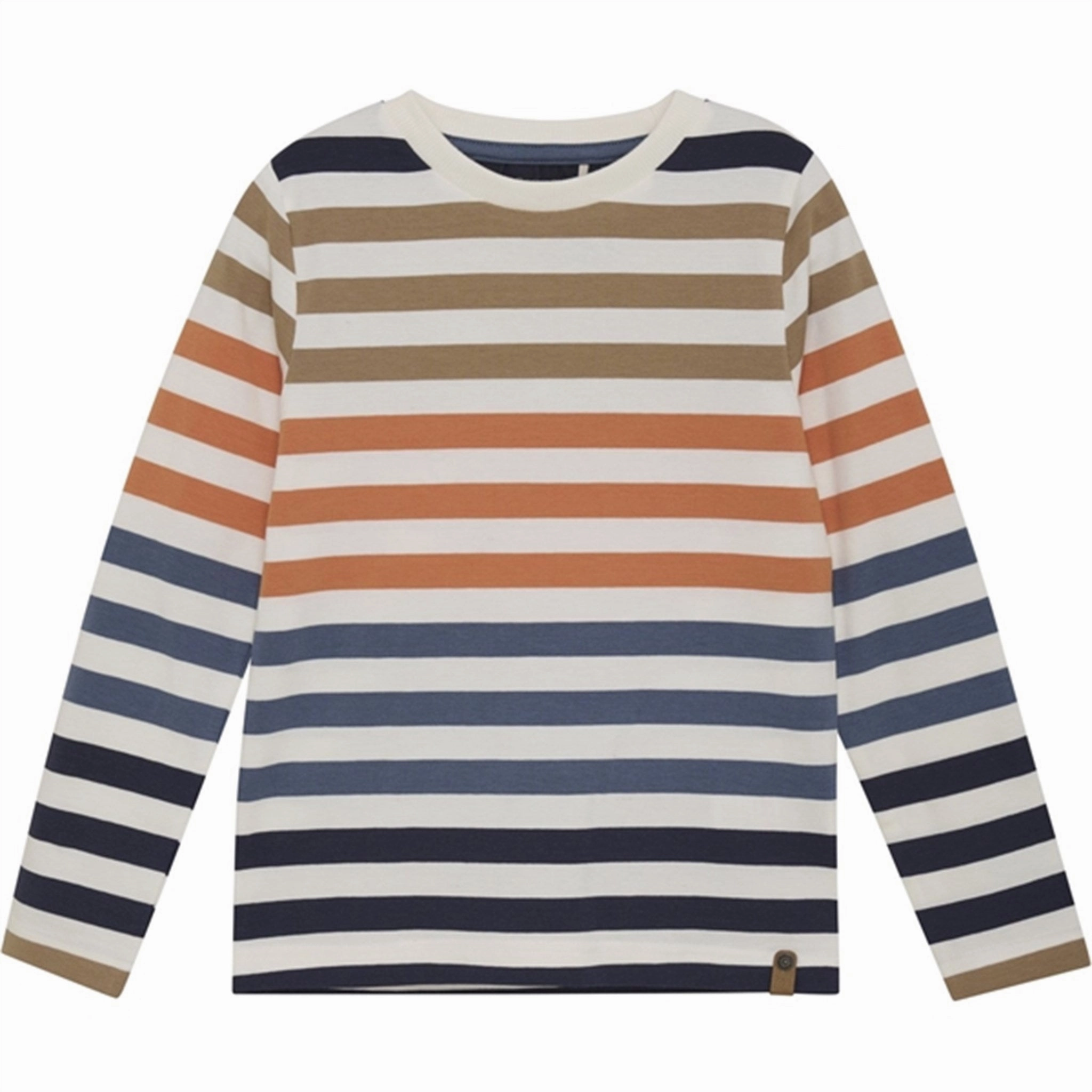 Team Building high-low hem Minymo China Blue Bluse Y/D