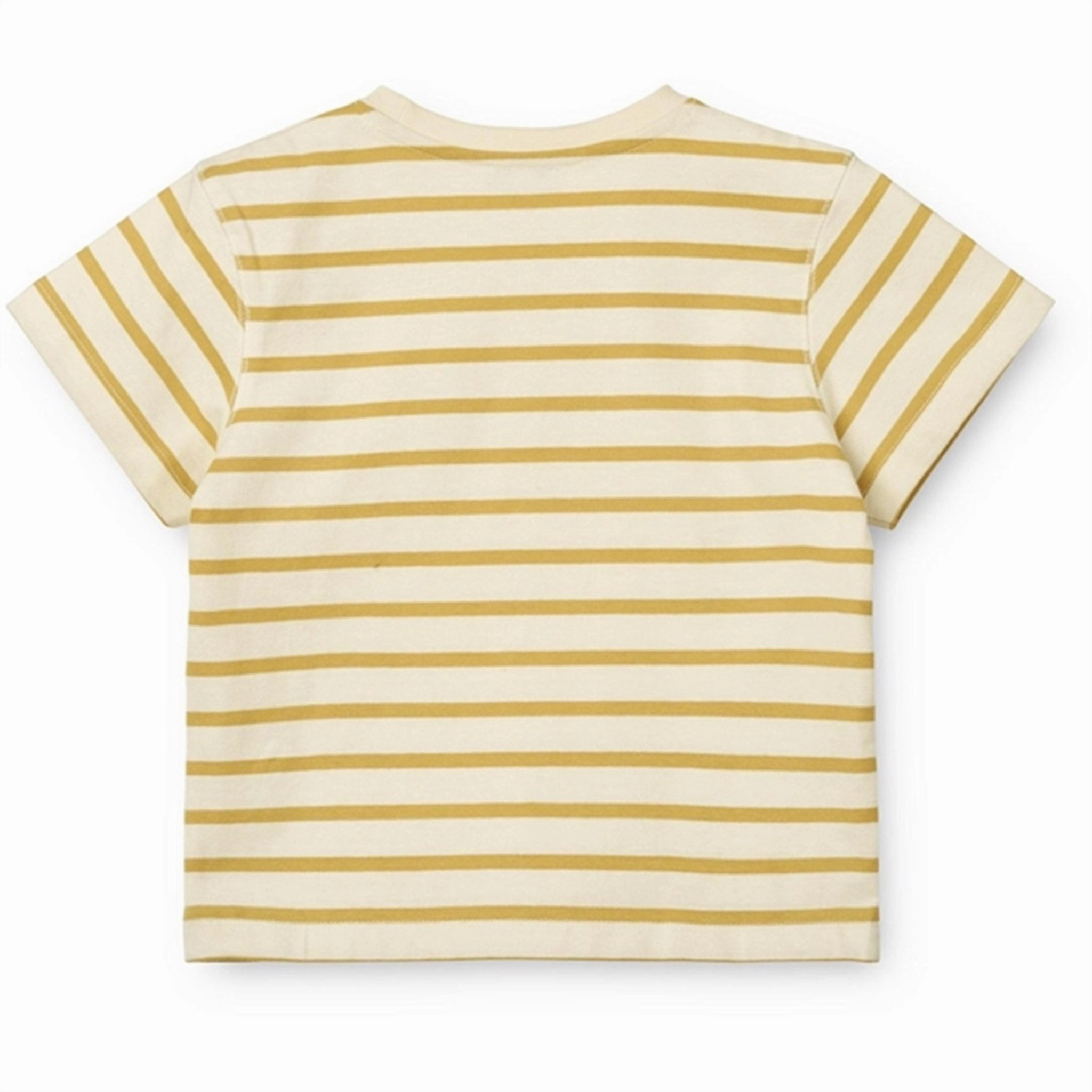 Liewood Y/D Stripe Creme De La Creme/Crispy Corn Sixten Stripe T-shirt perfect for all-day wear SlimFit