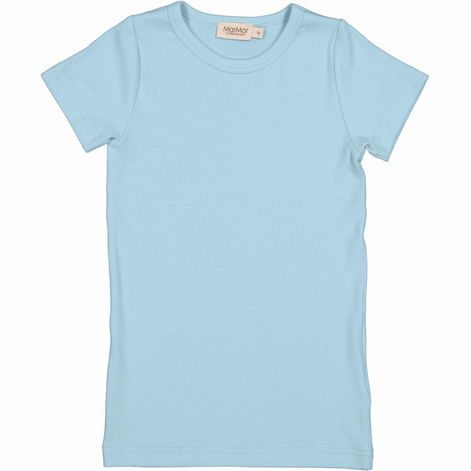 MarMar Modal Fine Rib Heavenly Blue Tago T-shirt kids' Modern Comfort Style