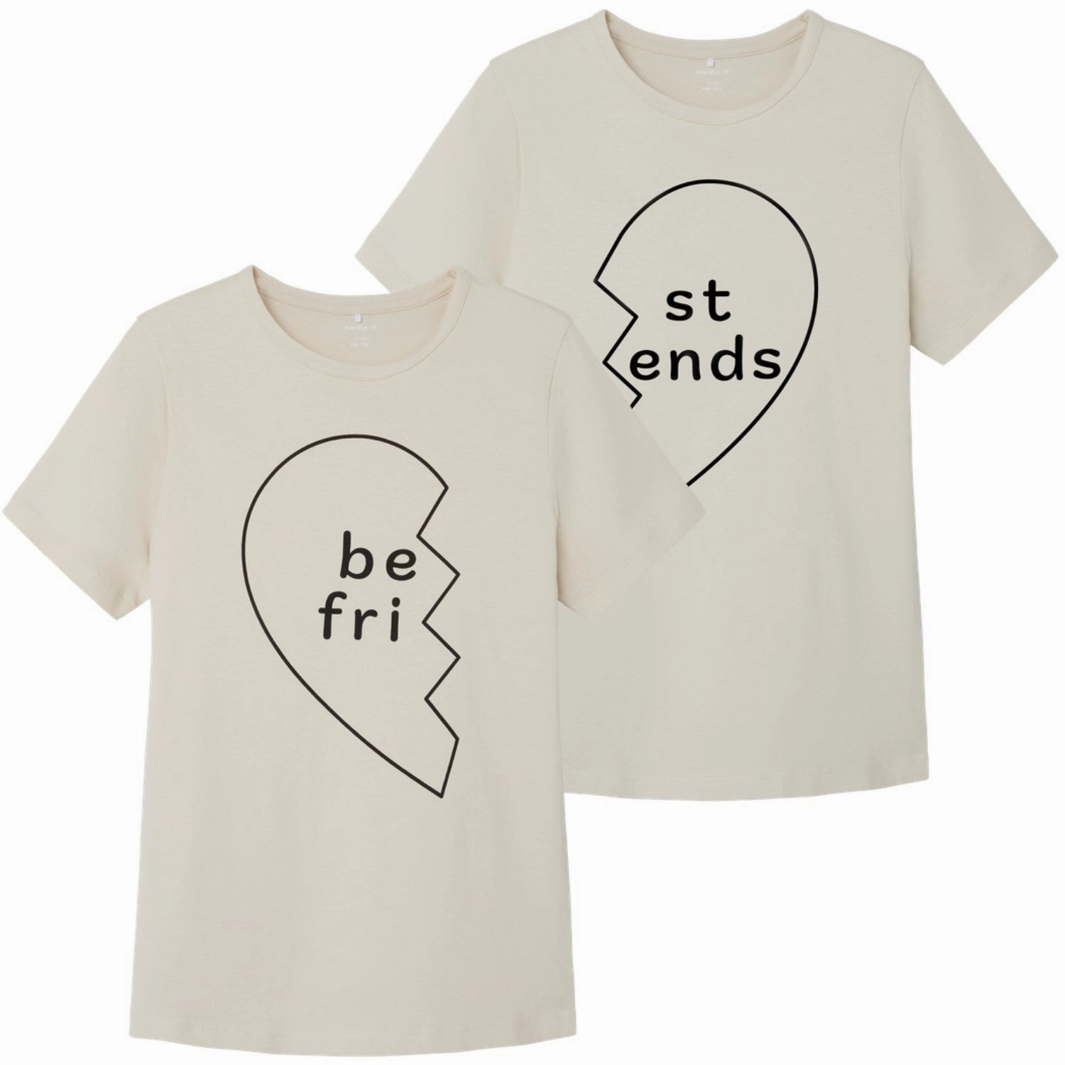 Essential Clothing Minimal Look Name It Birch Ofriend T-Shirt 2-pack Bf