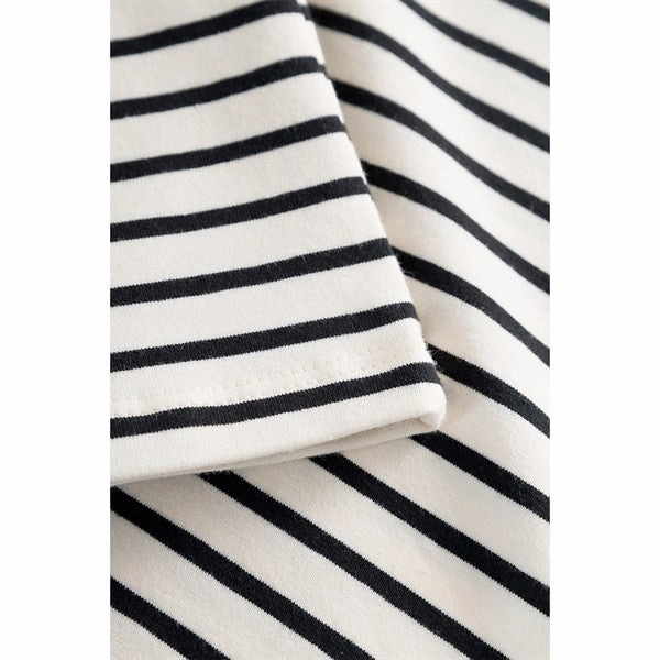 Wood Wood Off-White/Black Stripes Ola T-Shirt Durable Style City Look