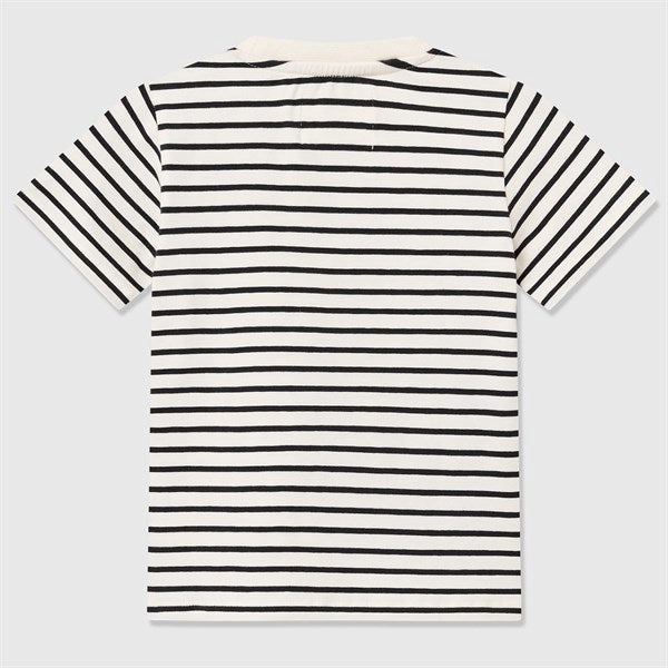 Everyday Casual Wood Wood Off-White/Black Stripes Ola T-Shirt