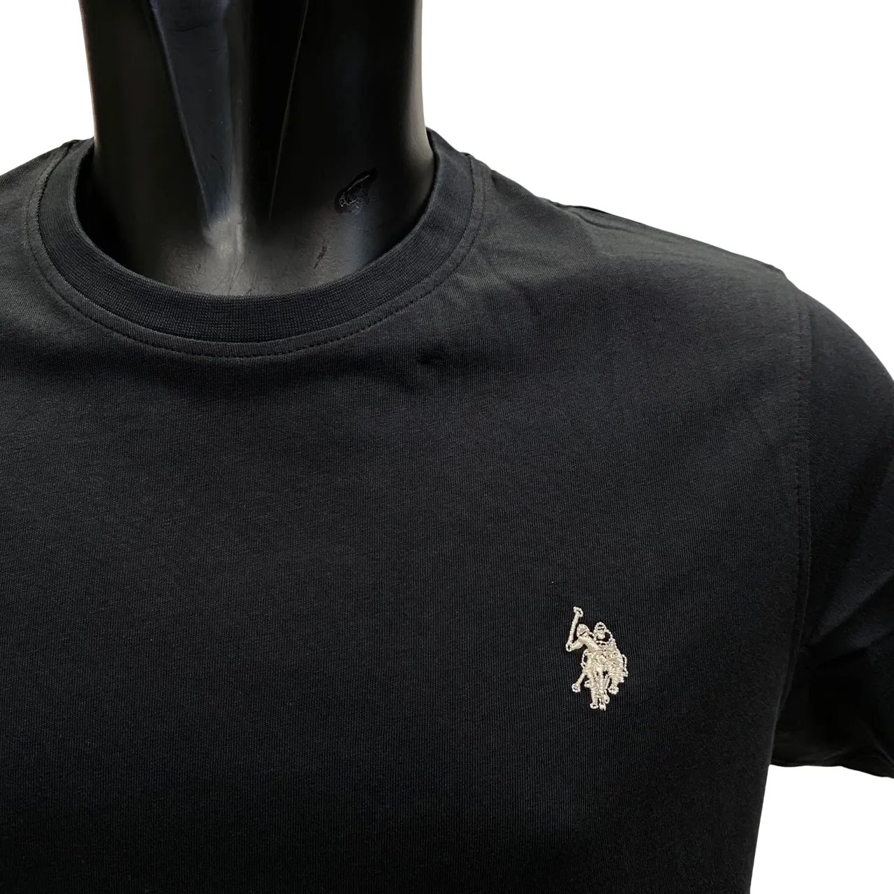 Comfort and style U.S. Polo Assn. maglietta manica corta da uomo in cotone Mick US41154004 199 nero