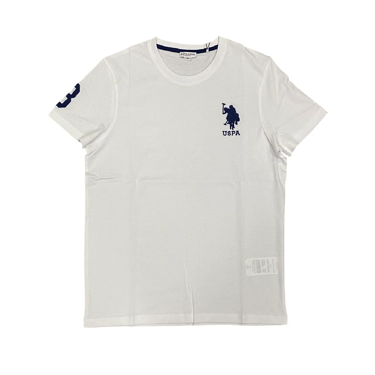 U.S. Polo Assn. maglietta manica corta da uomo in cotone Mick US41154019 100 bianco Sustainable Textile
