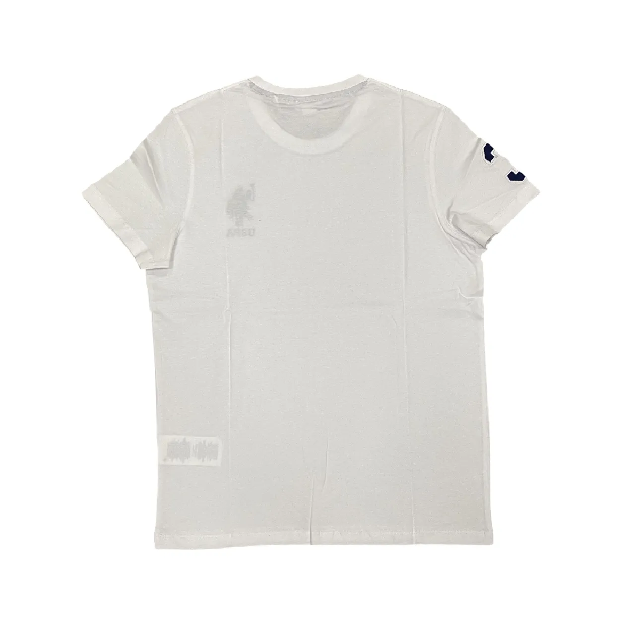 U.S. Polo Assn. maglietta manica corta da uomo in cotone Mick US41154019 100 bianco stain resistant coating BreathableFabric