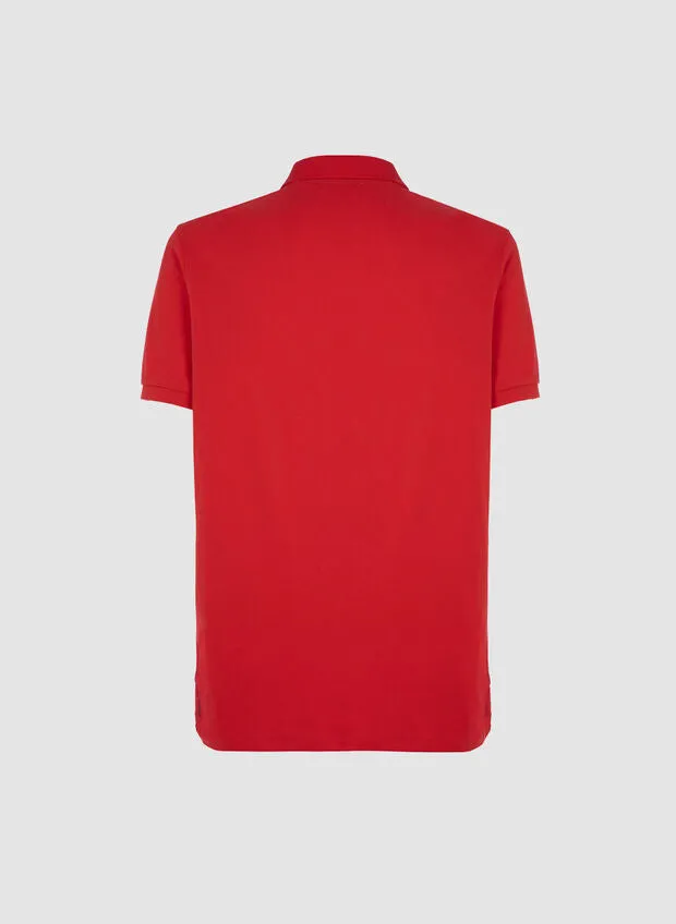 U.S. Polo Assn Polo Uomo Manica Corta King 6142341029 256 red Thermoregulating Fabric