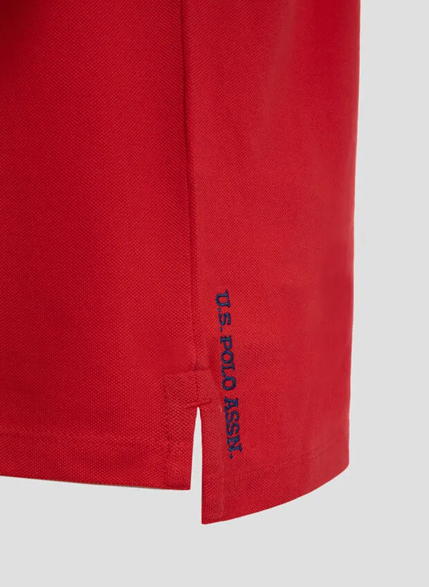 U.S. Polo Assn Polo Uomo Manica Corta King 6142341029 256 red Clubhouse Ready Business Lunch