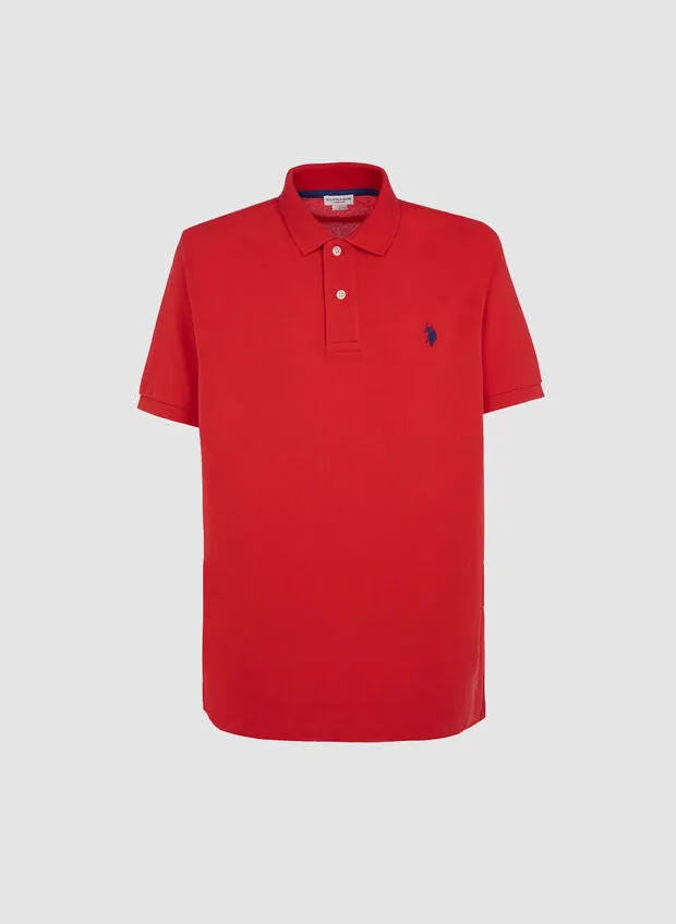 U.S. Polo Assn Polo Uomo Manica Corta King 6142341029 256 red Quick-Dry Tech