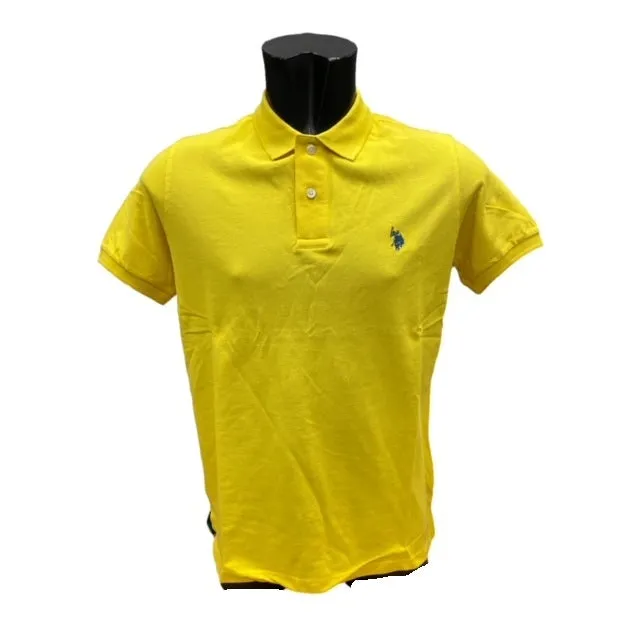 U.S. Polo Assn Polo Uomo Manica Corta King 6142341029 310 yellow-cobalt Office Attire