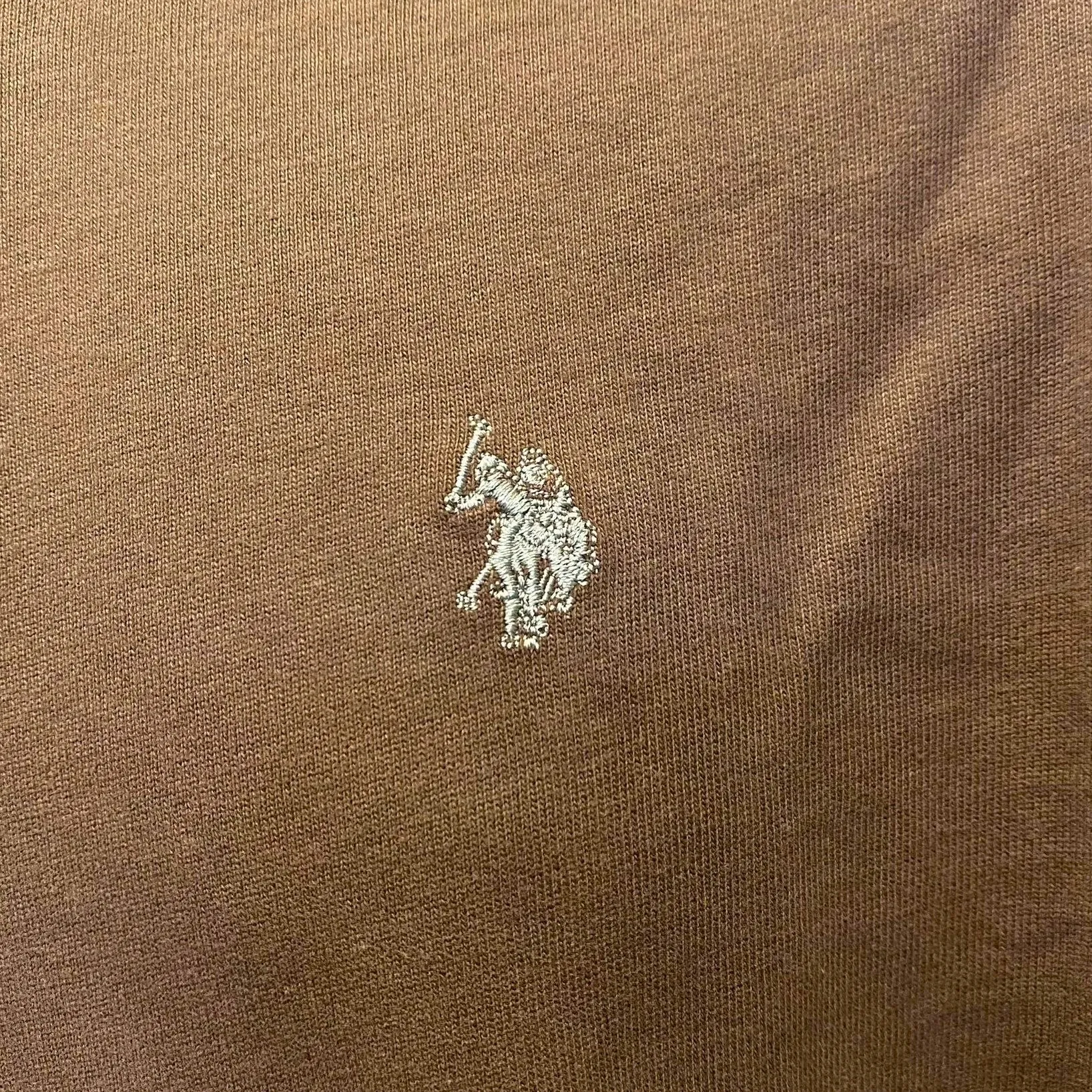 U.S. Polon Assn polo manica lunga da uomo Lyle-Man US40177009 268 marroncino Moisture control